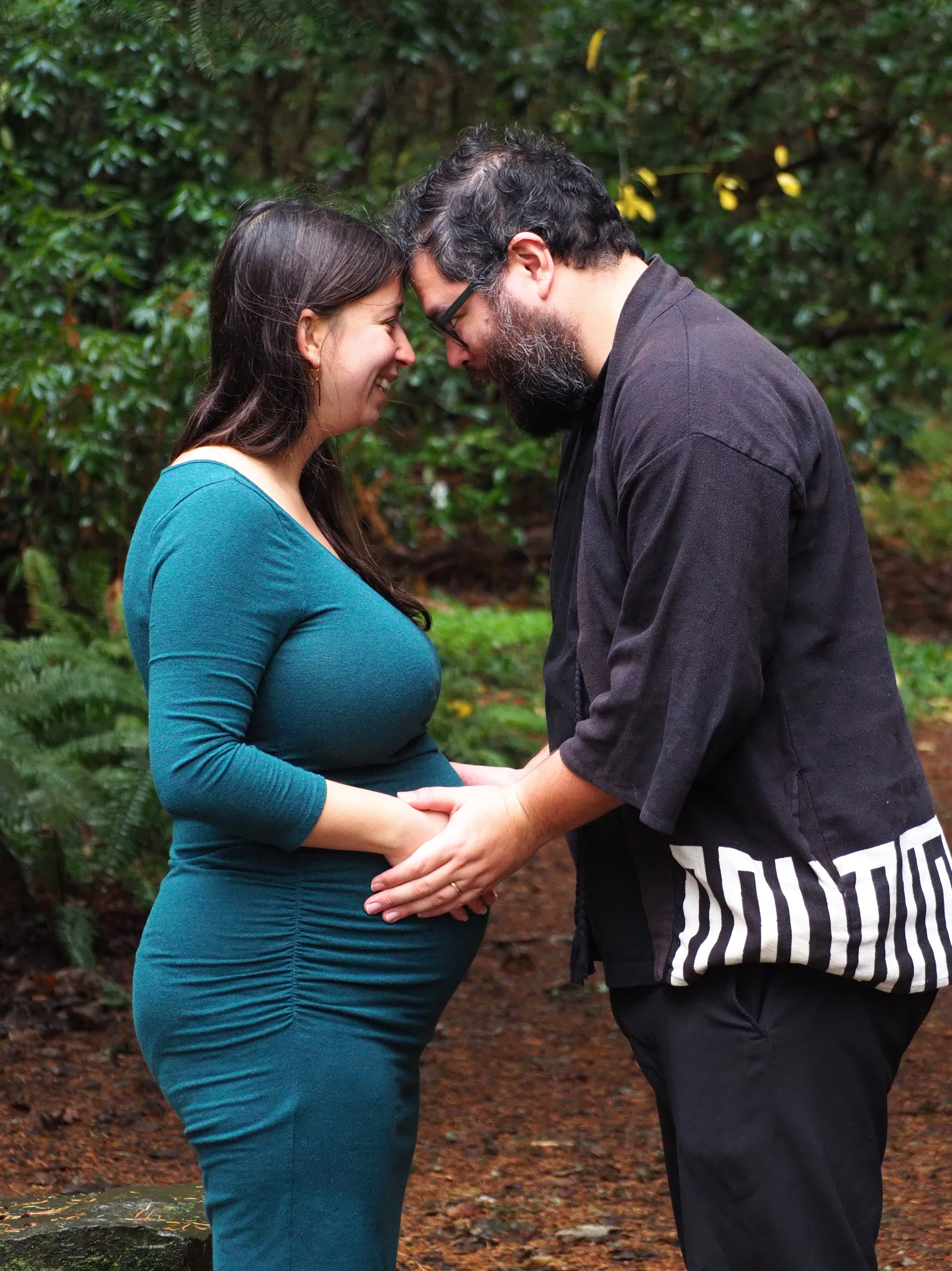Pono and Meredith during their maternity session